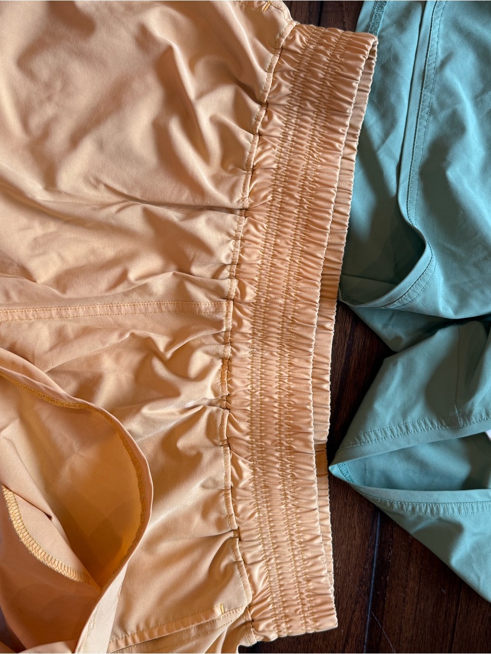 Born Primitive Women's Mint Green and Peach Athletic Shorts (2-Pack) - Picture 3 of 4